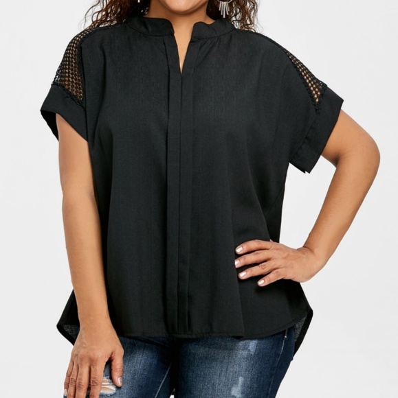 Kameya Tops - NWT hi-lo hem 1x top